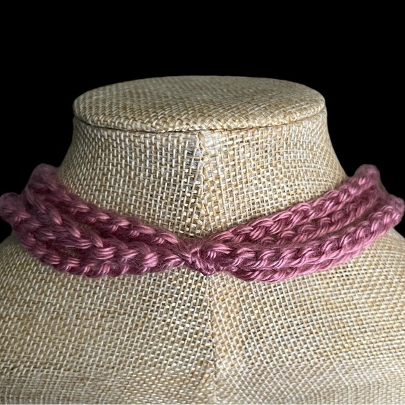 Handmade Crochet Butterfly Pendant Necklace Cottagecore - Picture 2 of 13